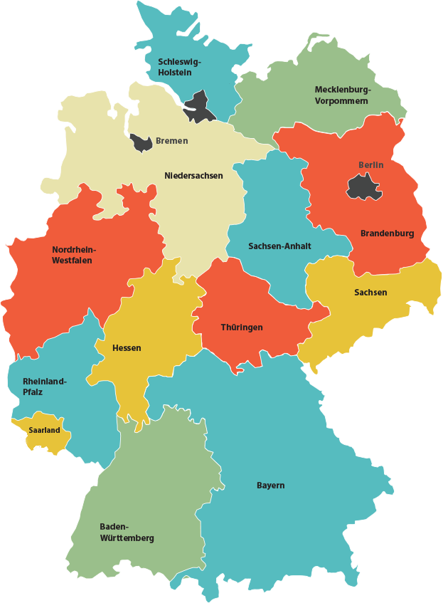 germany map climatice zone